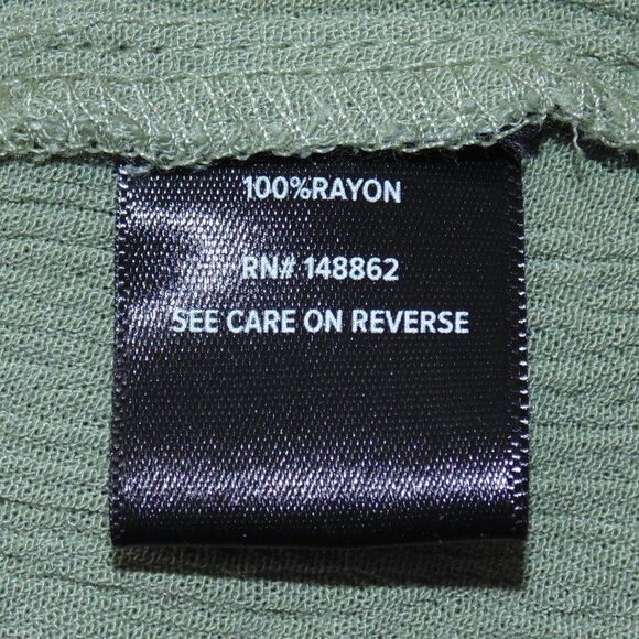 TORRID Blouse, 4/4X, Light Green crinkle, Long sleeves, Pocket, Button Front - Picture 10 of 13